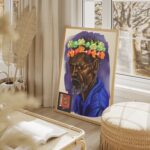 Le vieil homme aux fleurs